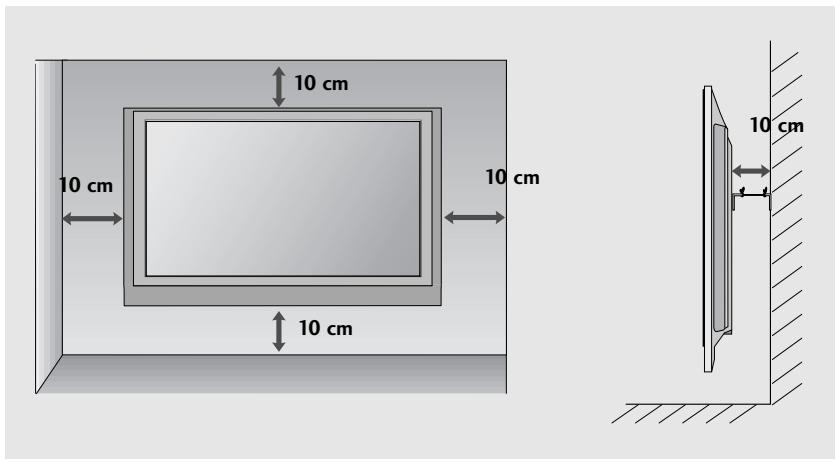 LG 32PG6000 - WANDMONTAGE: HORIZONTAL INSTALLATIE - 2