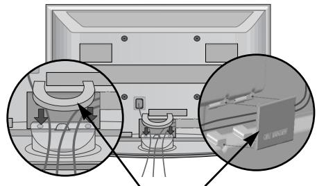 LG 32PG6000 - SYSTEM ZARZADZANIA PRZEWODAMI OBUDOWY TYLNEJ - 4