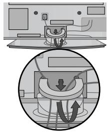 LG 32PG6000 - CómoPTRar el clip para la sujeción del cable - 2