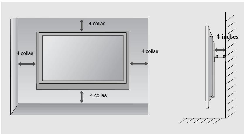 LG 32PG6000 - Piestiprinăšana pie sienas Piestiprinăšana horizon - 2