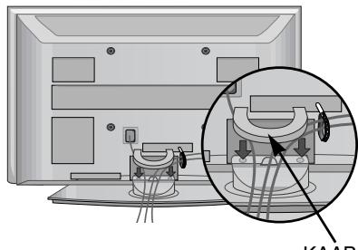LG 32PG6000 - Uhendage KAABLIHOIDIK nāidatud viisil. - 1
