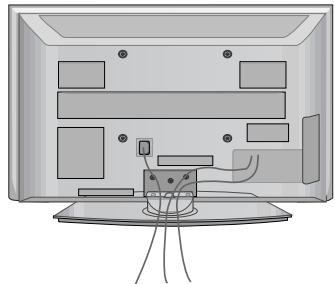 LG 32PG6000 - Collegare i cavi a seconda delle esigenze. - 1