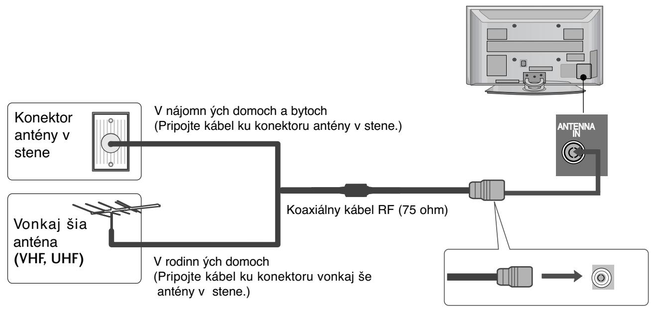 LG 32PG6000 - PRIPOJENIE ANTÉNY - 1