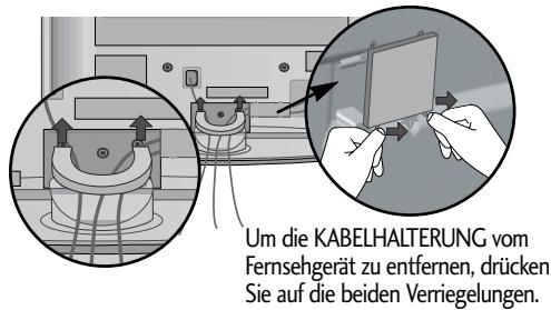 LG 32PG6000 - Kabelhalterung entfernen - 4