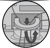 LG 32PG6000 - Comment stabiliser le dispositif de fixation des cables - 2