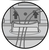 LG 32PG6000 - Comment stabiliser le dispositif de fixation des cables - 3