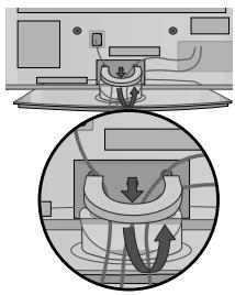 LG 32PG6000 - Kuidas eemaldada kaablihoidikut - 2