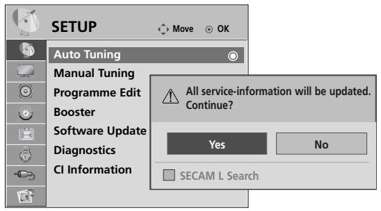 LG 32PG6000 - AUTO PROGRAMME TUNING - 3