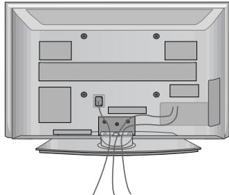 LG 32PG6000 - BAGDAEKSEL TIL KABELSAMLING - 1