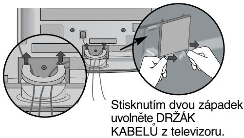 LG 32PG6000 - Sejmutí držákukabelu - 4