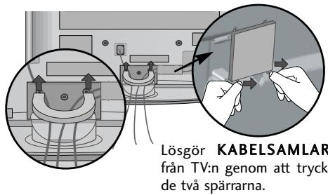 LG 32PG6000 - Så här tar du bort kabelsamlaren - 4