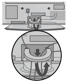 LG 32PG6000 - A kábelvezető kapocs eltávolításá - 2