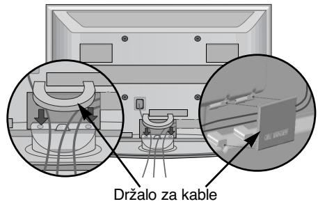 LG 32PG6000 - DRžALO ZA KABLE namestite tak, kot kaže slika. - 3