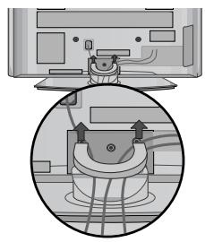 LG 32PG6000 - Kuidas eemaldada kaablihoidikut - 1