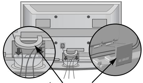 LG 32PG6000 - Pripevnite UCHYTKU NA KÁBLE podla obrázka. - 3