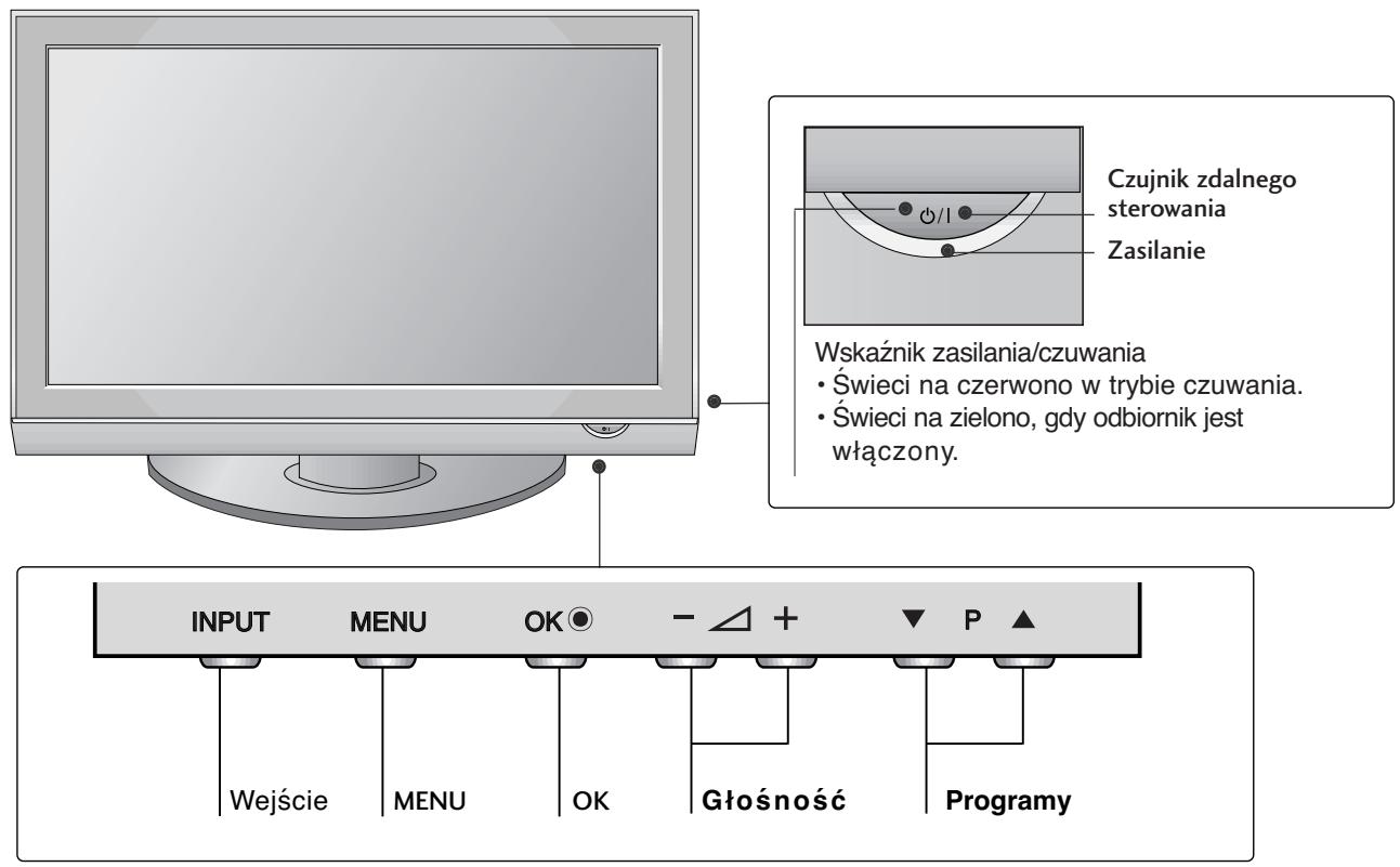 LG 32PG6000 - PRZYCISKI STERUJACE NA PANELU PRZEDNIM - 1