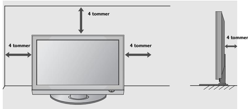 LG 32PG6000 - Installation på bordsokkel - 2