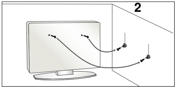 LG 32PG6000 - ZET ALLES MET ZORG IN ELKAAR ZODAT DE TV NIET KAN OMVALLEN. - 1