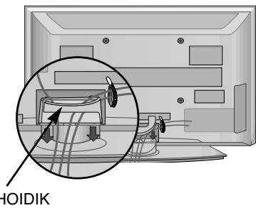 LG 32PG6000 - Uhendage KAABLIHOIDIK nāidatud viisil. - 2