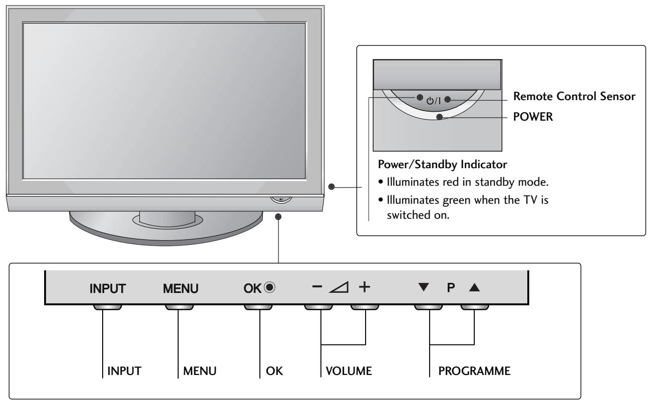 LG 32PG6000 - FRONT PANEL CONTROLS - 1
