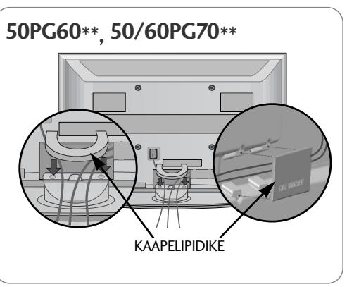 LG 32PG6000 - Asenna KAAPELIPIDIKE kuvan mukaisesti. - 2