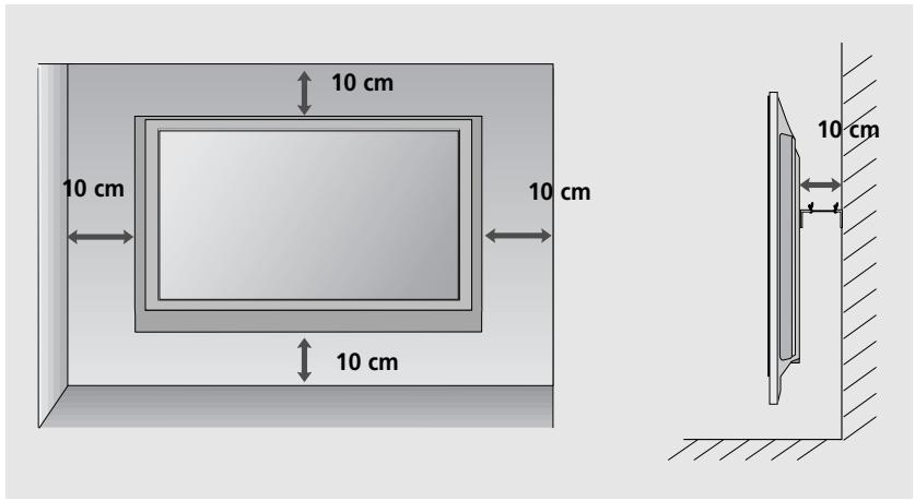 LG 32PG6000 - DUVARA MONTAJ: YATAY KURULUM - 2