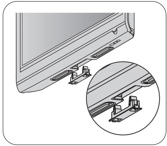 LG 32PG6000 - OM DU INTE ANVÄNDER BORDSSTATIVET - 1
