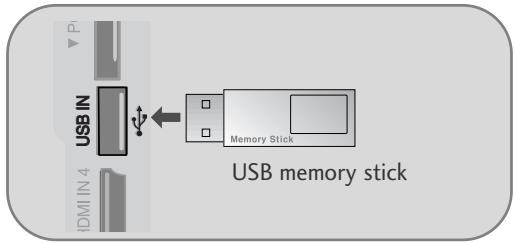 LG 32PG6000 - USB-seadmega ühendades - 1