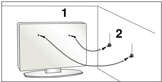 LG 32PG6000 - DAS GERÄT MUSS SICHER MONTIERT WERDEN, SO DASS ES NICT UMFALLEN KANN. - 1