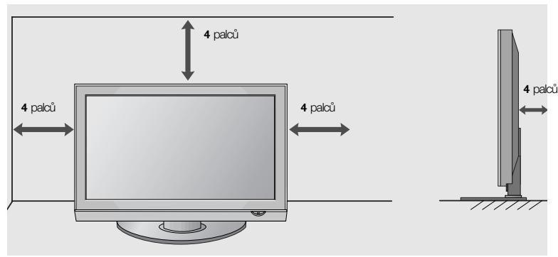 LG 32PG6000 - Instalace s podstavcem na stolku - 2