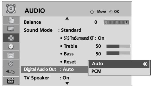 LG 42PQ3000 - SELECTING DIGITAL AUDIO OUT - 3