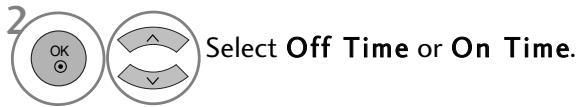 LG 42PQ3000 - AUTO ON/OFF TIMER SETTING - 4