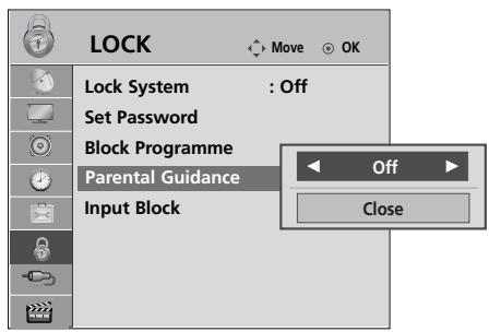 LG 42PQ3000 - PARENTAL CONTROL (IN DIGITAL MODE ONLY) - 3
