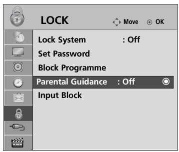 LG 42PQ3000 - PARENTAL CONTROL (IN DIGITAL MODE ONLY) - 1