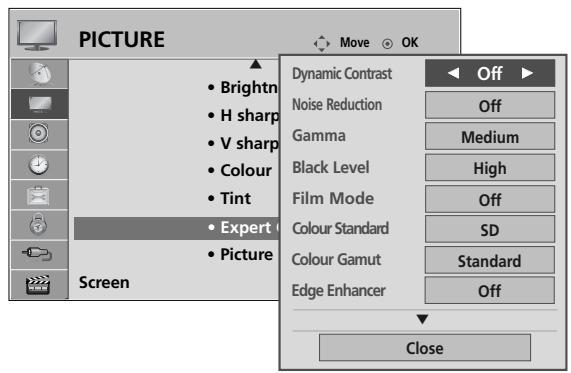 LG 42PQ3000 - Expert Picture Control - 2