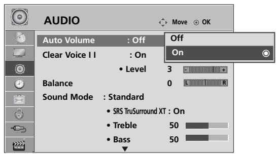 LG 42PQ3000 - AUTO VOLUME LEVELER - 2