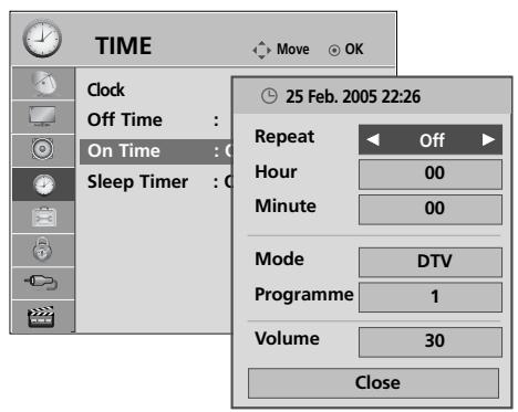 LG 42PQ3000 - AUTO ON/OFF TIMER SETTING - 2