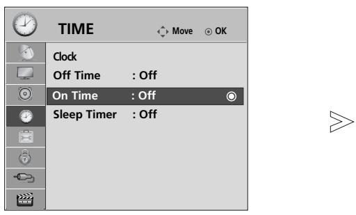 LG 42PQ3000 - AUTO ON/OFF TIMER SETTING - 1