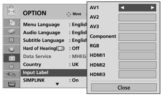 LG 42PQ3000 - INPUT LABEL - 3