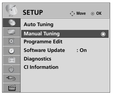 LG 42PQ3000 - MANUAL PROGRAMME TUNING (IN ANALOGUE MODE) - 1