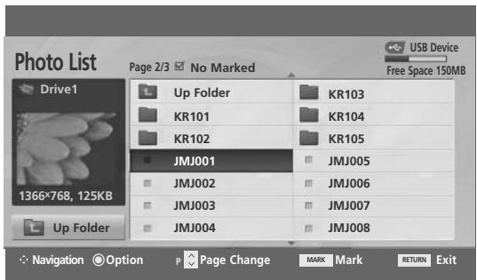 LG 42PQ3000 - Photo Selection and PopUp Menu - 1