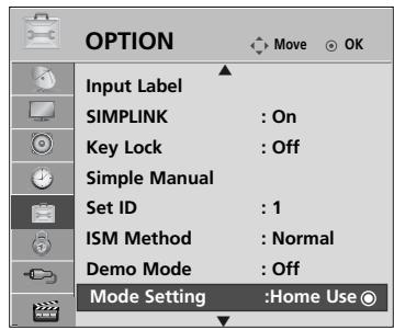LG 42PQ3000 - MODE SETTING - 1