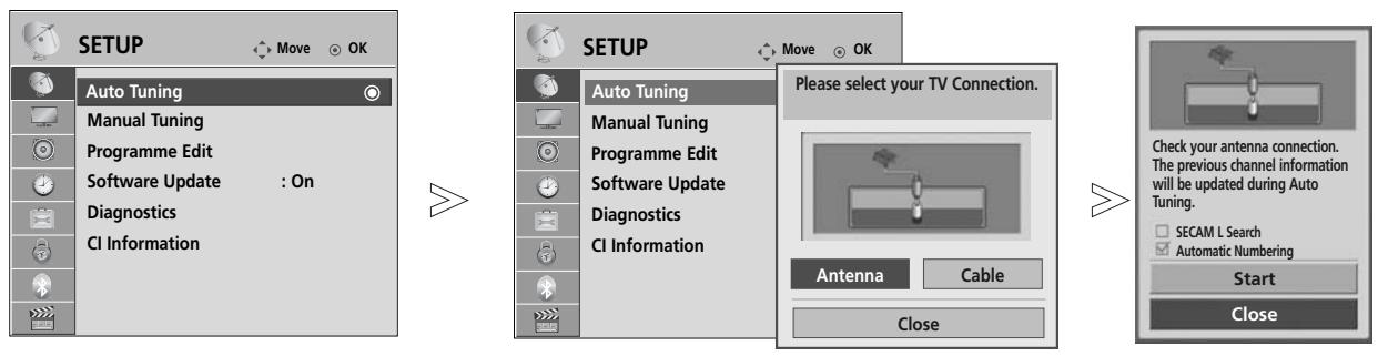 LG 55SL8000 - If you want to select the Antenna, - 1