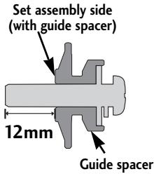 LG 55SL8000 - Use screws 12mm(+0.5 / - 0.5) long on the SET assembly side. (Only 37/42/47SL8***) - 1
