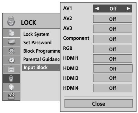 LG 55SL8000 - EXTERNAL INPUT BLOCKING - 3