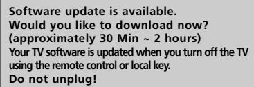 LG 55SL8000 - * When setting "Software Update" - 1