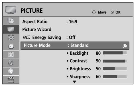 LG 55SL8000 - Picture Mode-Preset - 1