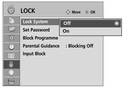 LG 55SL8000 - SET PASSWORD & LOCK SYSTEM - 2