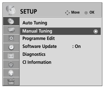 LG 55SL8000 - MANUAL PROGRAMME TUNING (IN ANALOGUE MODE) - 1