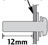 LG 55SL8000 - Use screws 12mm(+0.5 / - 0.5) long on the SET assembly side. (Only 37/42/47SL8***) - 2